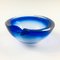 Large Sommerso Murano Glass Ashtray or Bowl by Flavio Poli, Italy, 1960s 1