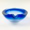 Large Sommerso Murano Glass Ashtray or Bowl by Flavio Poli, Italy, 1960s 4