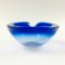 Large Sommerso Murano Glass Ashtray or Bowl by Flavio Poli, Italy, 1960s 7