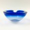 Large Sommerso Murano Glass Ashtray or Bowl by Flavio Poli, Italy, 1960s, Image 7