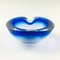 Large Sommerso Murano Glass Ashtray or Bowl by Flavio Poli, Italy, 1960s 2