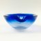Large Sommerso Murano Glass Ashtray or Bowl by Flavio Poli, Italy, 1960s 6