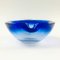 Large Sommerso Murano Glass Ashtray or Bowl by Flavio Poli, Italy, 1960s, Image 6