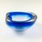 Large Sommerso Murano Glass Ashtray or Bowl by Flavio Poli, Italy, 1960s 5