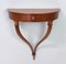 Vintage Beech Wall-Mounted Console Table with Drawer by Guglielmo Ulrich, Italy, 1940s 1