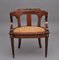 19th Century French Mahogany Desk Chair, 1880s 6