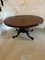 Antique Victorian Burr Walnut Oval Dining Table, 1860s 7