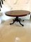 Antique Victorian Burr Walnut Oval Dining Table, 1860s 1
