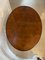 Antique Victorian Burr Walnut Oval Dining Table, 1860s, Image 3