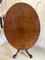 Antique Victorian Burr Walnut Oval Dining Table, 1860s 6