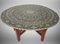 Large Antique Islamic Ottoman with Copper Table Tray, 1950s 11