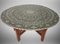 Large Antique Islamic Ottoman with Copper Table Tray, 1950s, Image 11