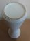 Schmale deutsche Vintage Vintage Vase aus weißer Keramik mit farbigem geometrischem Dekor, 1960er 3