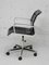 French Office Armchair in Black Leather and Aluminum, 1970 21