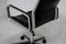 French Office Armchair in Black Leather and Aluminum, 1970 7