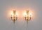 French Louis XVI Style Wall Lamps in Bronze, 1940s, Set of 2, Image 7