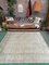 Large Vintage Turkish Square Tribal Wool Rug 2