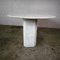 Tavolo da pranzo vintage in marmo bianco, anni '80, Immagine 4