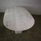 Vintage Dining Table in White Marble, 1980s 6