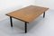 French Massive Oak and Metal Coffee Table, 1970s 4