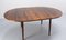 Red Exotic Wood Round Dining Extending Table from Elsteds Mobelfabrik, Denmark, 1960s 2