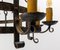French Wrought Iron Chandelier Ceiling Pendant, 1960s, Image 13