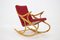 Beech Rocking Chair attributed to Ton from Thonet, Czechoslovakia, 1970s, Image 1