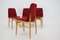 Elm Dining Chairs, Czechoslovakia, 1960s, Set of 4 7