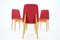 Elm Dining Chairs, Czechoslovakia, 1960s, Set of 4 8