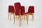 Elm Dining Chairs, Czechoslovakia, 1960s, Set of 4 9