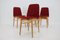 Elm Dining Chairs, Czechoslovakia, 1960s, Set of 4 5