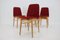 Elm Dining Chairs, Czechoslovakia, 1960s, Set of 4, Image 5