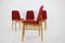 Elm Dining Chairs, Czechoslovakia, 1960s, Set of 4, Image 6