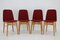 Elm Dining Chairs, Czechoslovakia, 1960s, Set of 4 2