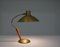 Mid-Century Swedish Brass Table Lamp attributed to Malmströms, 1940s 7