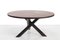Wengé Round Dining Room Table from Gerard Geytenbeek, 1970s 3