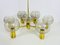 Mid-Century Modern Swedish Brass and Glass Monumental Chandelier, 1960s, Image 2