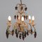 Antique 6-Light Chandelier with Bunches of Grapes, Image 3