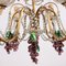 Antique 6-Light Chandelier with Bunches of Grapes 9