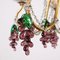 Antique 6-Light Chandelier with Bunches of Grapes 10