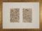 After Katsushika Hokusai, Pair of Figures, Woodcut, Late 19th Century, Framed 1