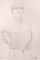 Anthony Roaland, Portrait of a Young Man, Original Pencil Drawing, 1981 1