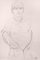 Anthony Roaland, Portrait of a Young Man, Original Pencil Drawing, 1981, Image 1