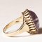 8 Karat Vintage Gold Cocktail Ring mit Amethysten im Cabochonschliff, 1960er 9