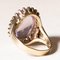 8k Vintage Gold Cocktail Ring with Cabochon Cut Amethyst, 1960s 6