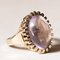 8k Vintage Gold Cocktail Ring with Cabochon Cut Amethyst, 1960s 11