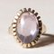 8k Vintage Gold Cocktail Ring with Cabochon Cut Amethyst, 1960s 13