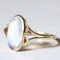 18k Vintage Gold Moonstone Ring, 1960s 2