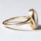 18k Vintage Gold Moonstone Ring, 1960s 7