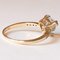 14k Vintage Gold Ring with Aquamarine and Diamonds, 1980s, Image 9